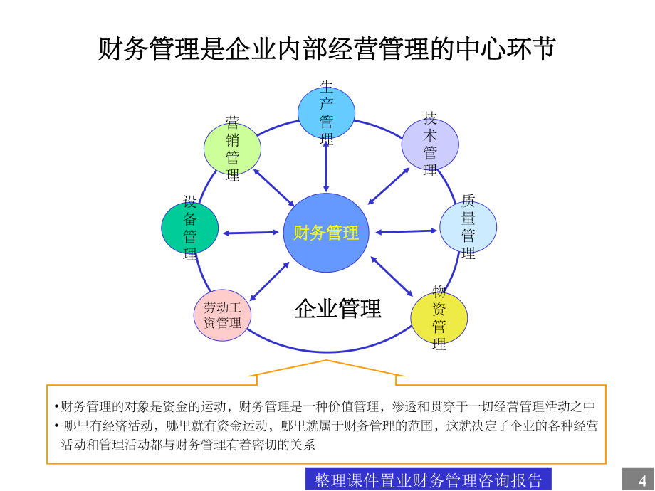 財(cái)務(wù)管理咨詢報(bào)告